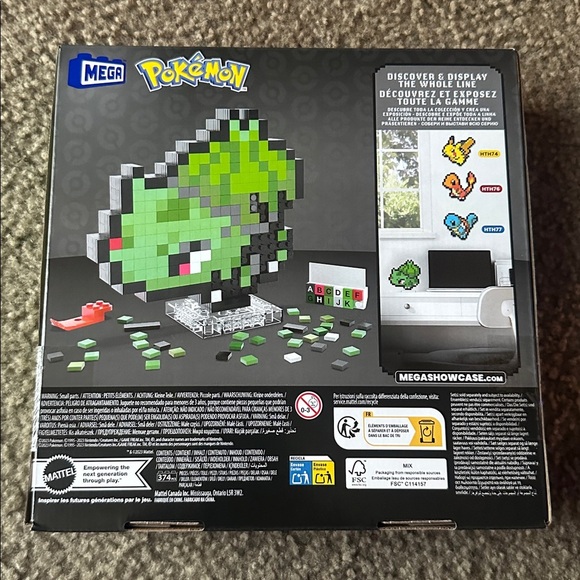 Mega Pokémon Bulbasaur Pixel Art Set - Picture 2 of 6